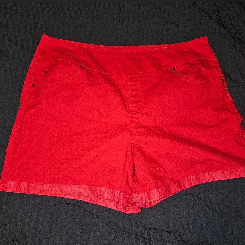 Red shorts